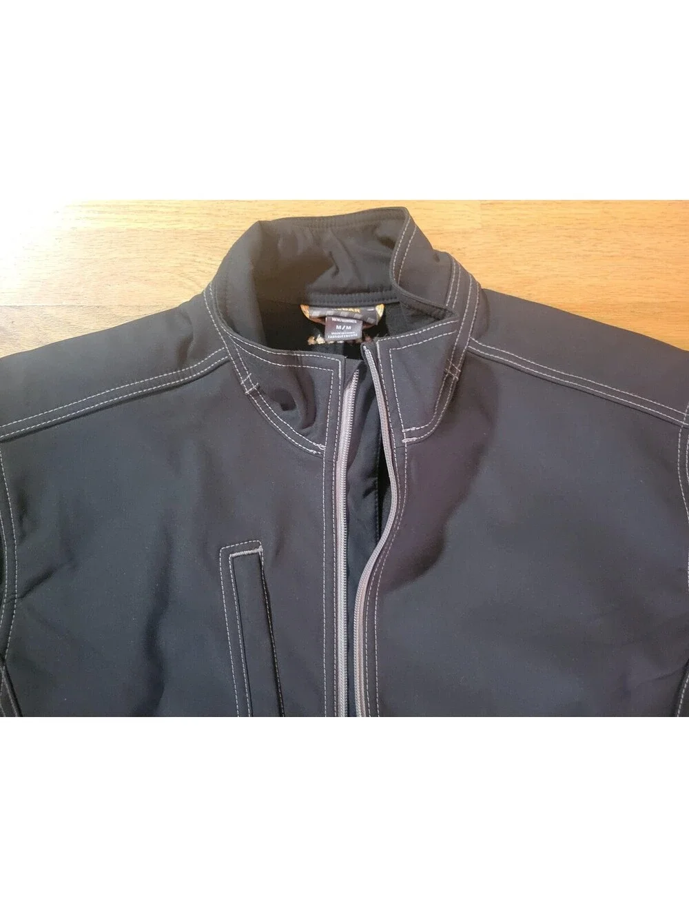 Ariat Rebar Jacket Mens Medium Black Softshell Full Zip Workwear Jacket